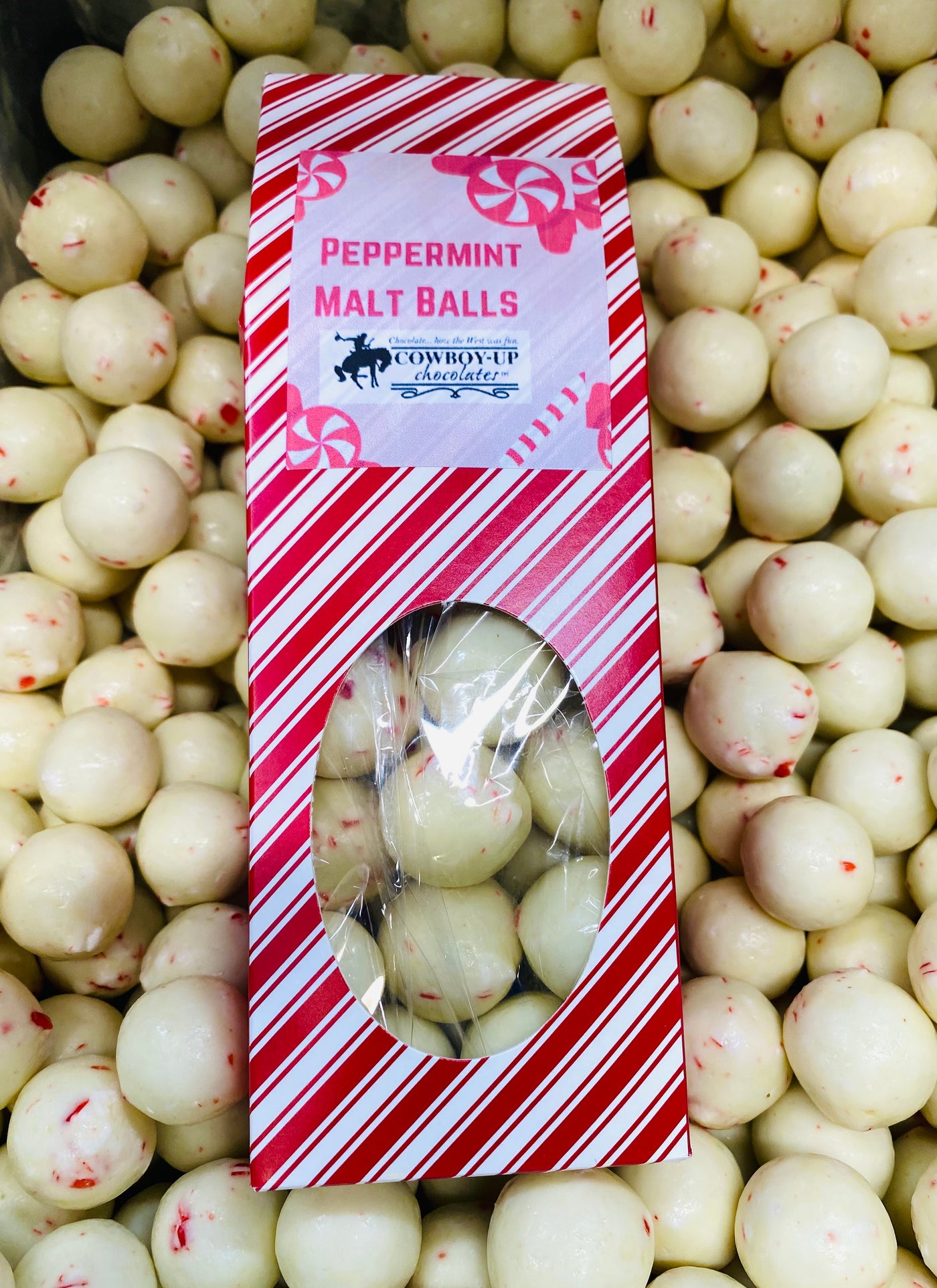 Peppermint Malt Balls