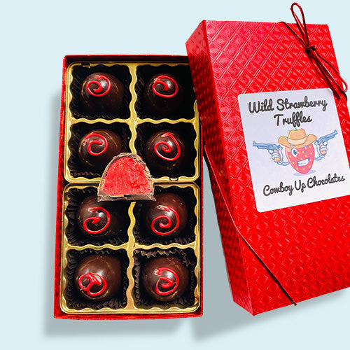 Wild Strawberry Truffles